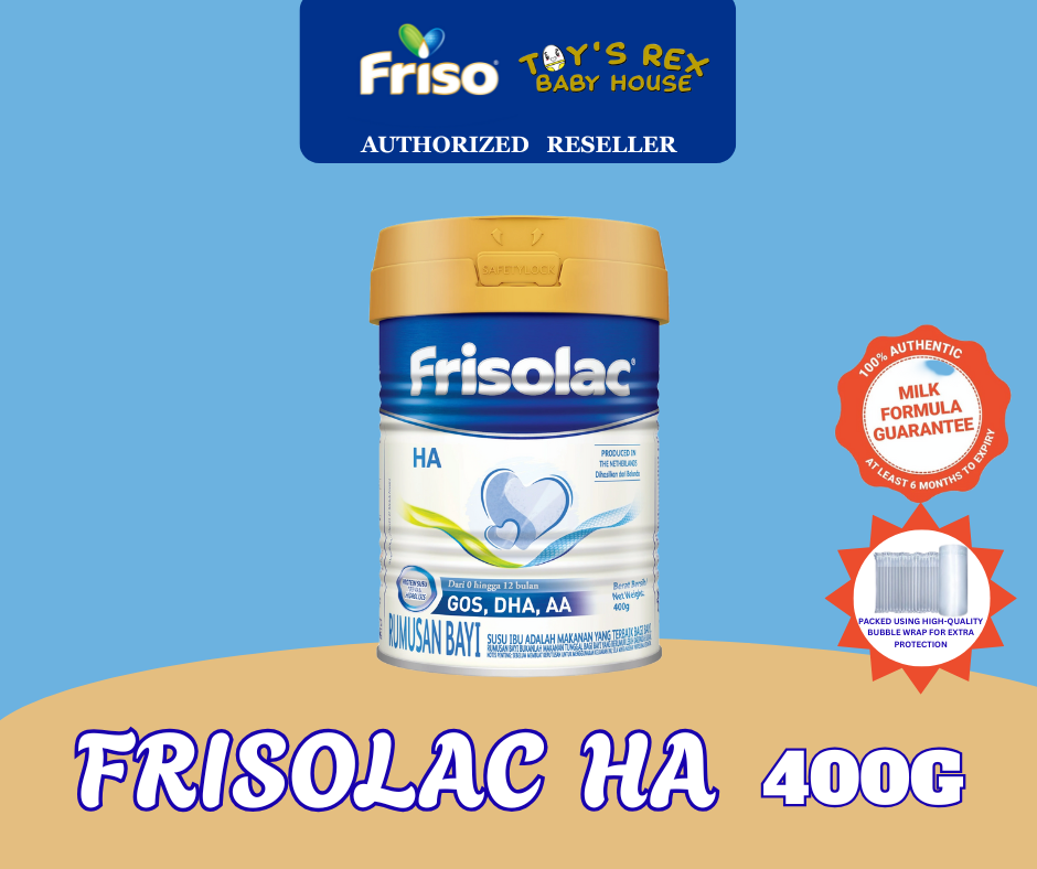 Frisolac HA Premium Infant Formula Milk Powder 400g For Children that Allergic- High-Quality Nutritional Drink