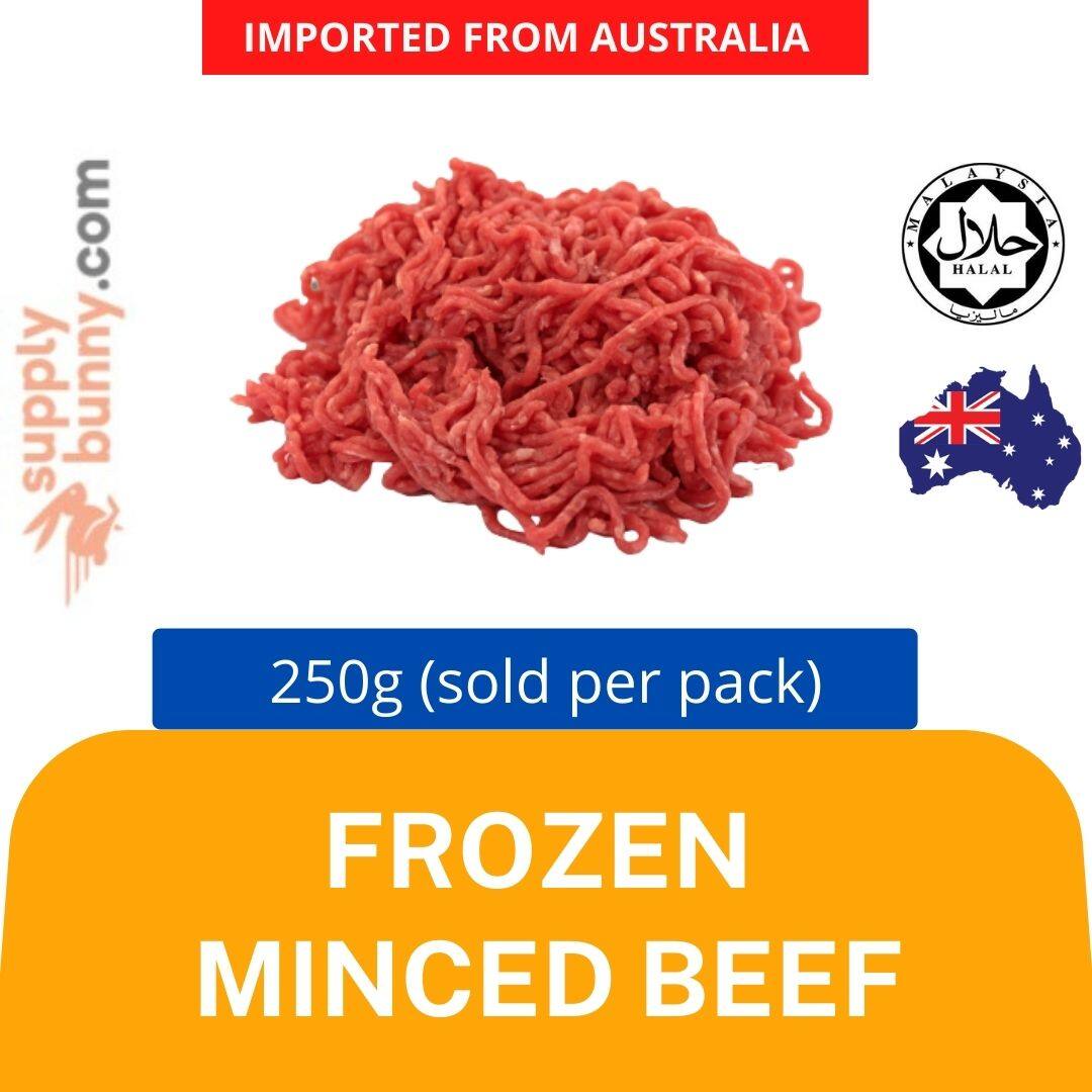 Australian Premium Minced Beef (250g per Pack) Frozen Daging Kisar 牛肉碎 Selamat Supplies