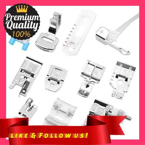 People's Choice 11 Pcs Sewing Machine Presser Feet Set, Professional Sewing Crafting Presser Foot Fe