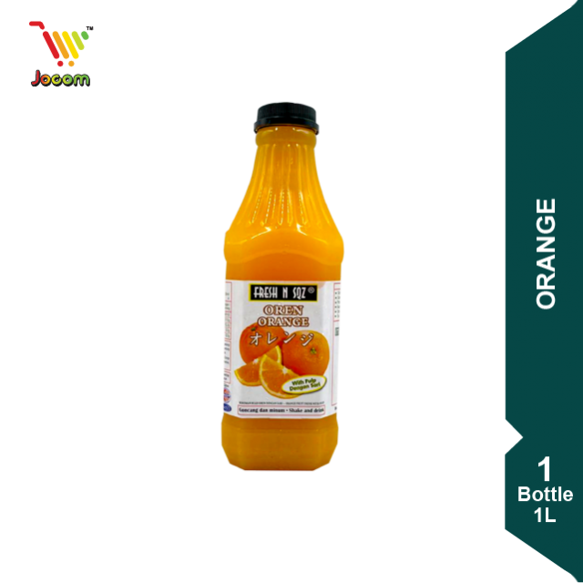 FRESH N SQZ Orange With Pulp Chilled Juice Drink 1L [KL & Selangor Delivery Only]