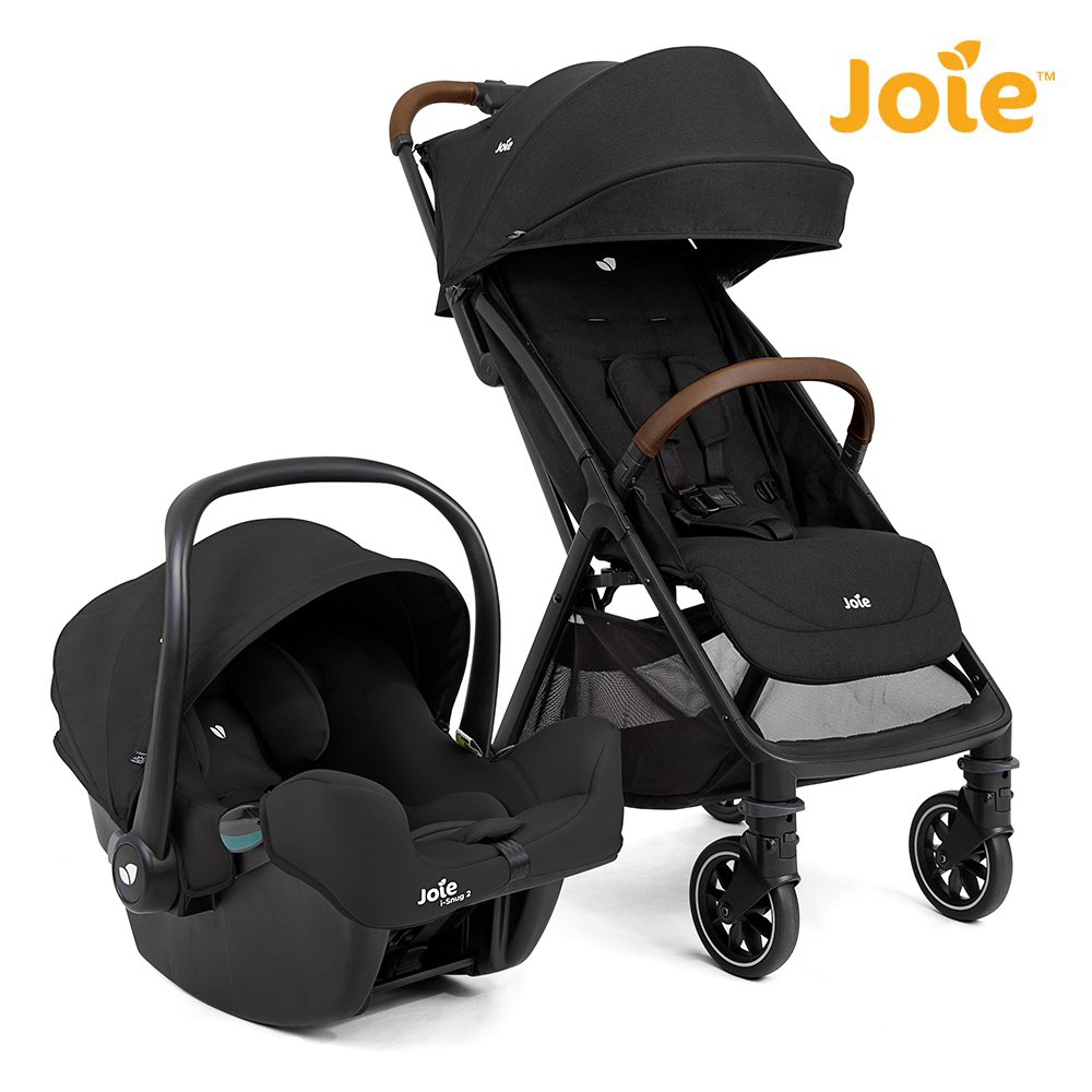 Joie Pact Pro Travel System | Pact Pro Stroller with i-Snug 2 Infant Carrier Car Seat