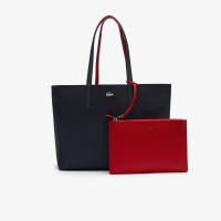 Lacoste Womens Anna Reversible Tote With Pouch Shopping Bag  - NF2142AA