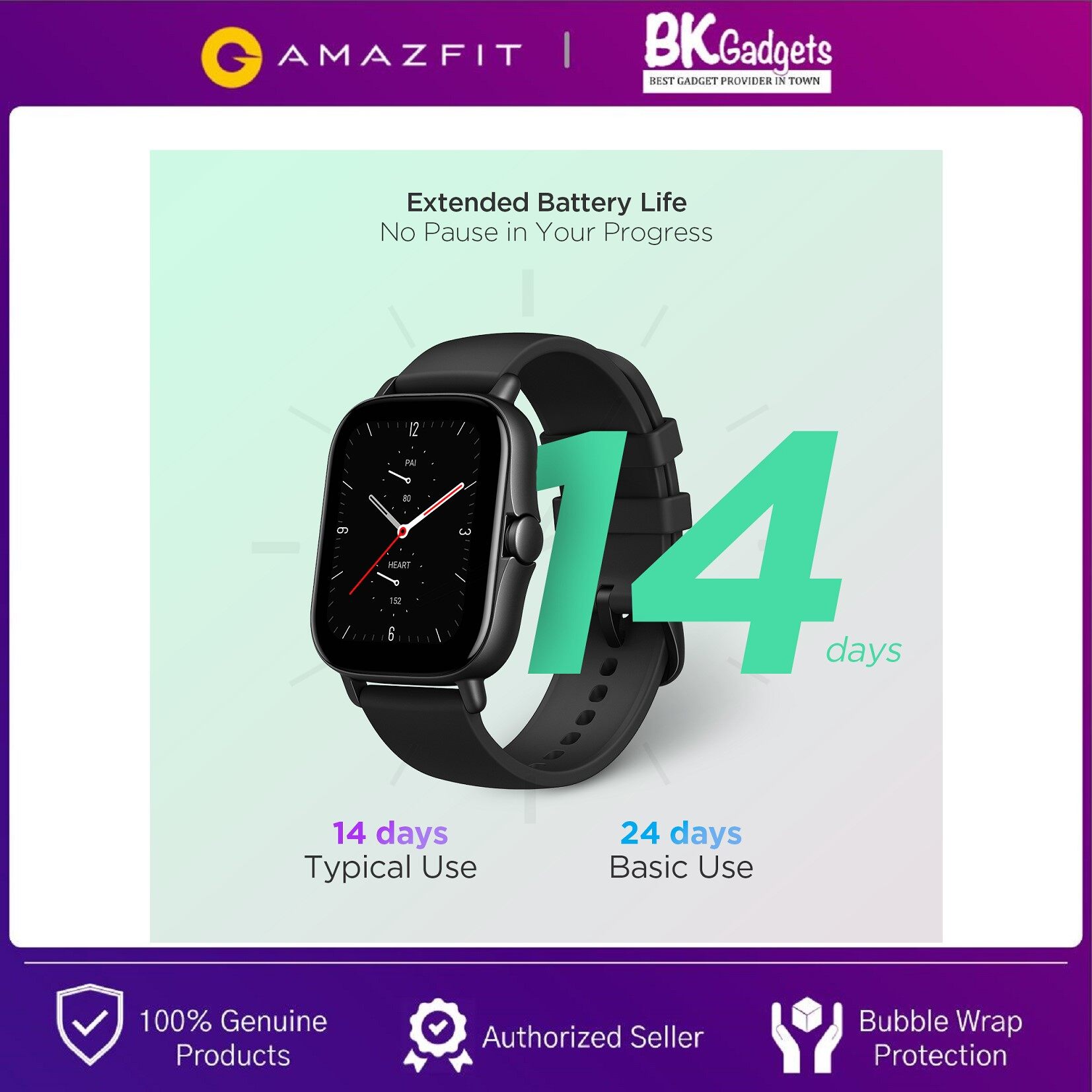 AMAZFIT GTS 2e Fitness Smartwatch [ Global Version ]