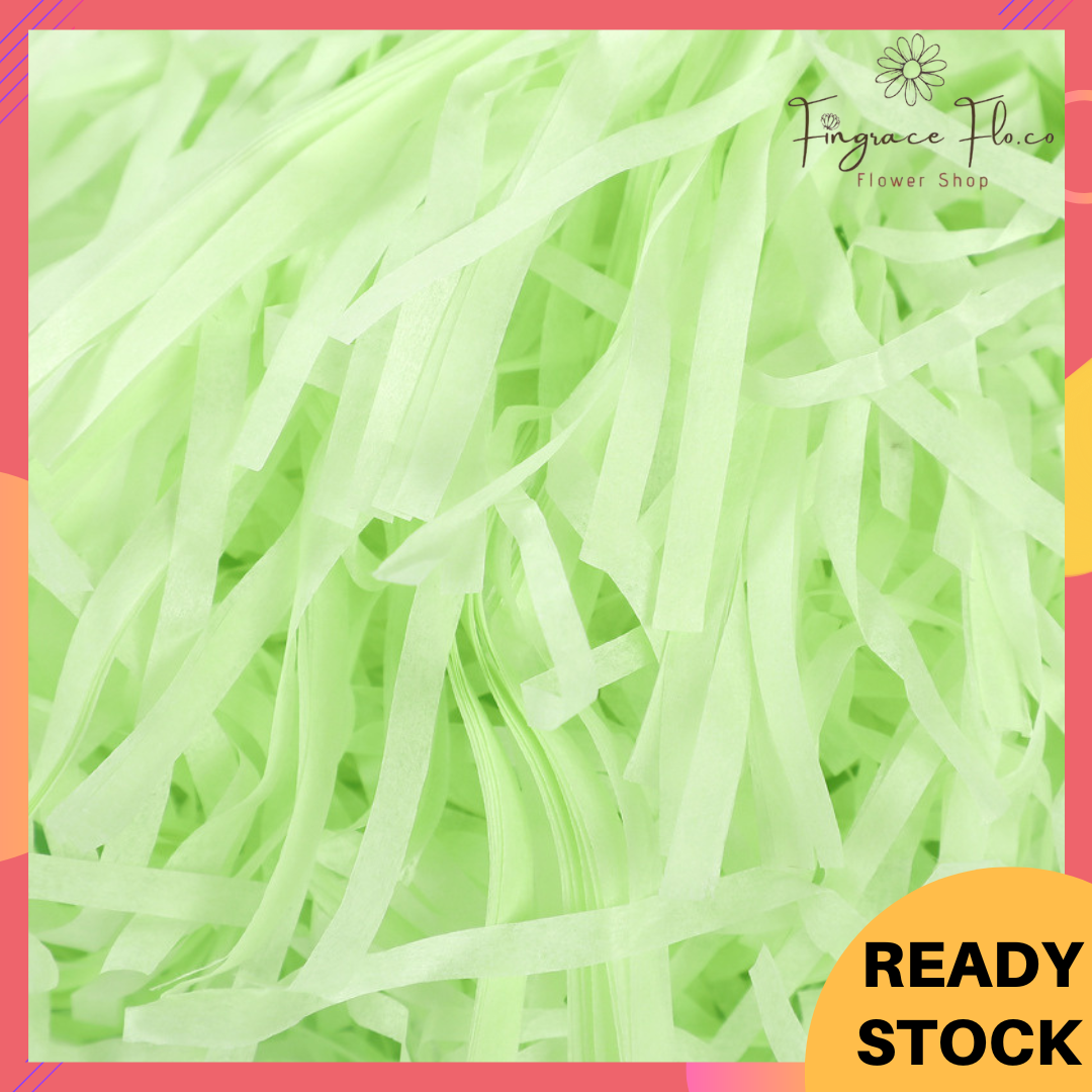 🌸Ready Stock🌸 50g / 100g Premier Colourful Recyclable Shredded Paper Gift Surprise Gift Box Birthday Box Pack 礼盒碎纸丝装饰