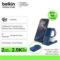 Belkin WIZ036my UltraCharge 3in1 Foldable Magnetic Charger with Qi2 25W (iphone 18pixel 10 pro xl)