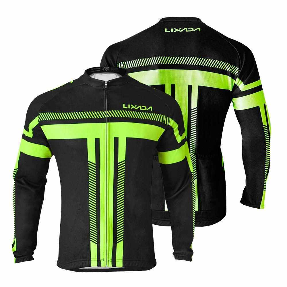 windproof long sleeve cycling jersey