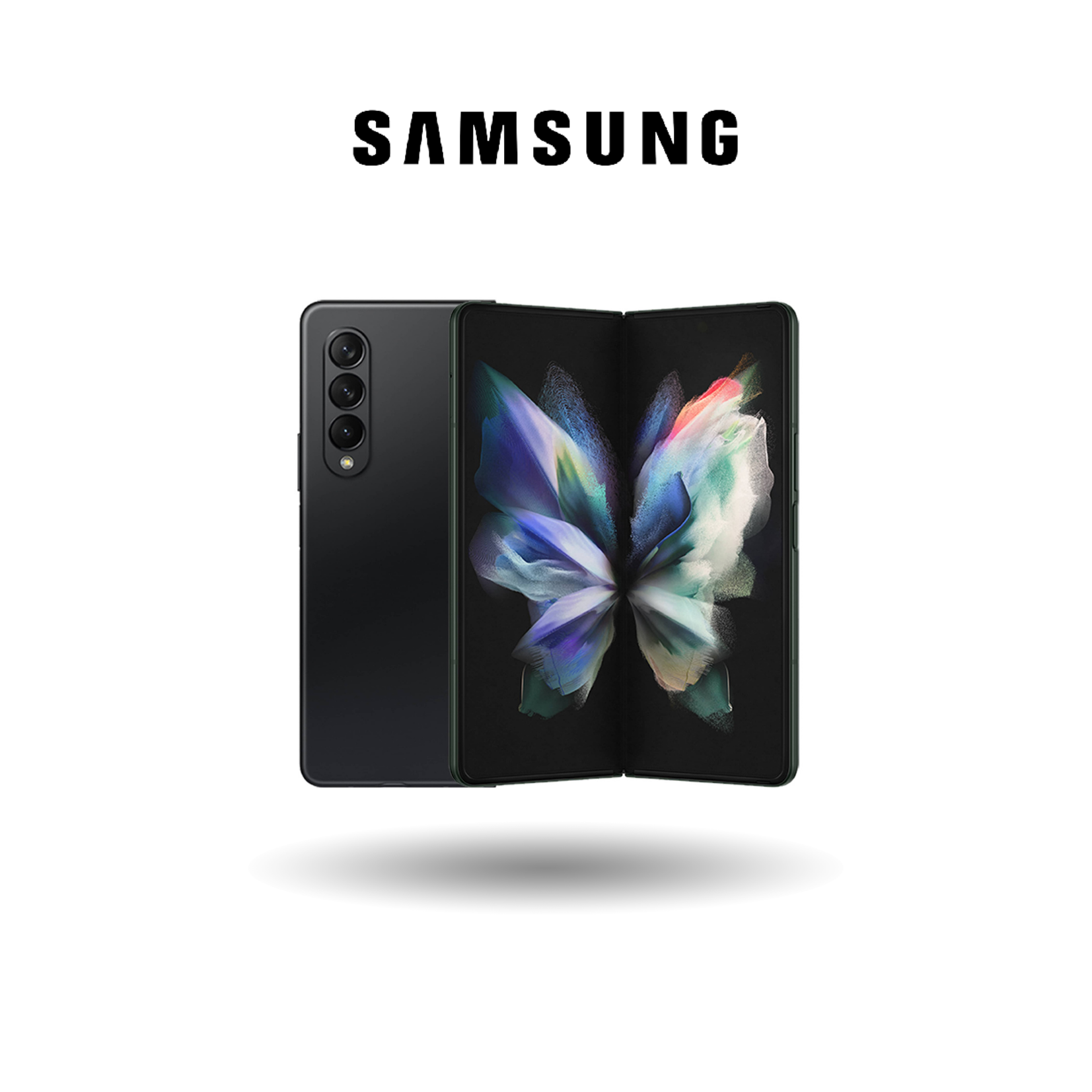 Samsung Galaxy Z Fold 3 5G - 12GB + 256GB  7.6” AMOLED Main Display  12MP Triple Camera
