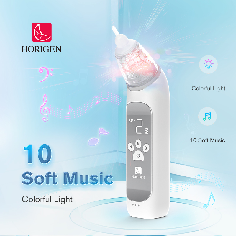 Horigen baby nasal aspirator electric silent safe hygienic healthcare nose cleaner