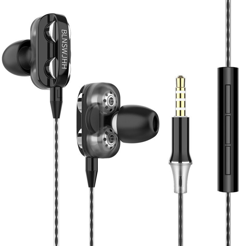 Wired Earphone HiFi Super Bass 3.5mm In-Ear Headphone Stereo Earbuds Ergonomic Sports Headsest Birthday Gift