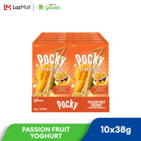 POCKY CRUSHED FRUITS PASSION FRUIT YOGURT FLAVOUR 38G x 10 PACKS