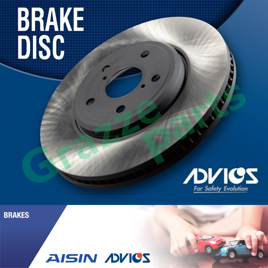 (1pc) Advics Aisin Disc Brake Rotor Rear A6R243 for Toyota Vios NCP42 Altis ZZE122 (269mm)