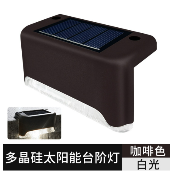 Wall Fence Light LED Solar Light Powered Lamp Automatic Smart Light Sensor Stairs Fence Light 墙栅栏灯发光二极管太阳能灯自动智能灯传感器楼梯栅栏灯 Lampu Pagar Dinding LED Lampu Solar Powered Lampu Sensor Cahaya Pintar Automatik Tangga Pagar Cahaya