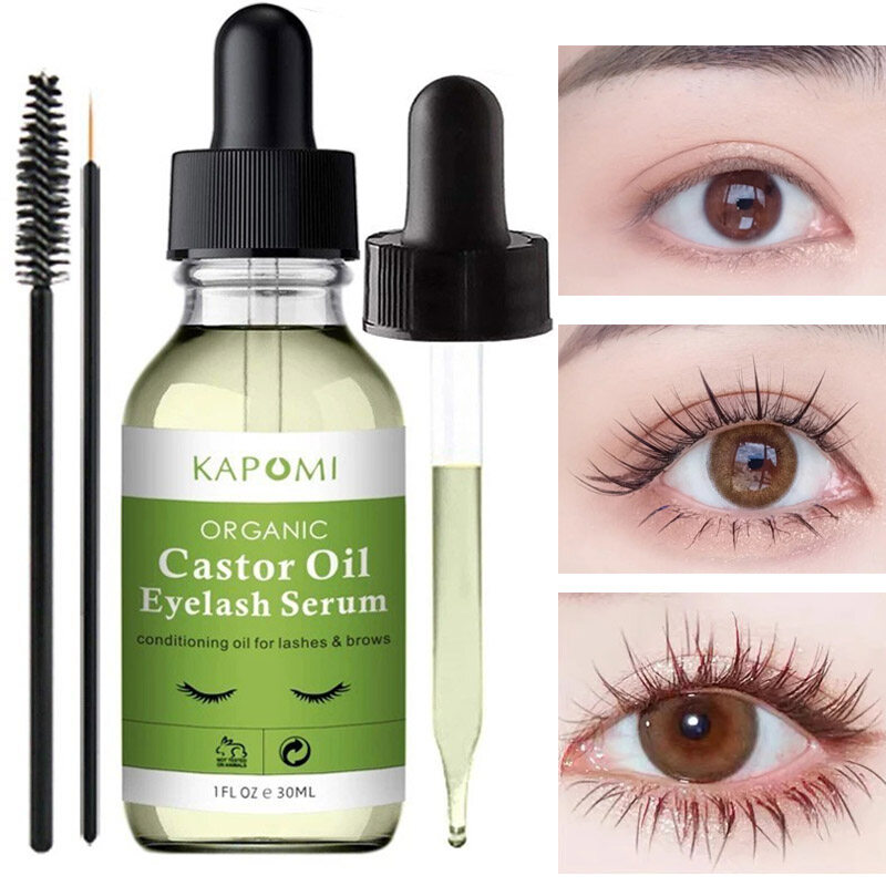 Dầu Thầu Dầu Tự Nhiên Serum Kích Mọc Lông Mi Tinh Dầu Dưỡng Tóc Mọc Nhanh