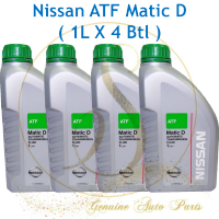 (100% Original) 1 SET FOR 4 BOTOL Nissan ATF 1L Matic-D MATIC D Automatic Transmission Fluid 999MP-AA100XX
