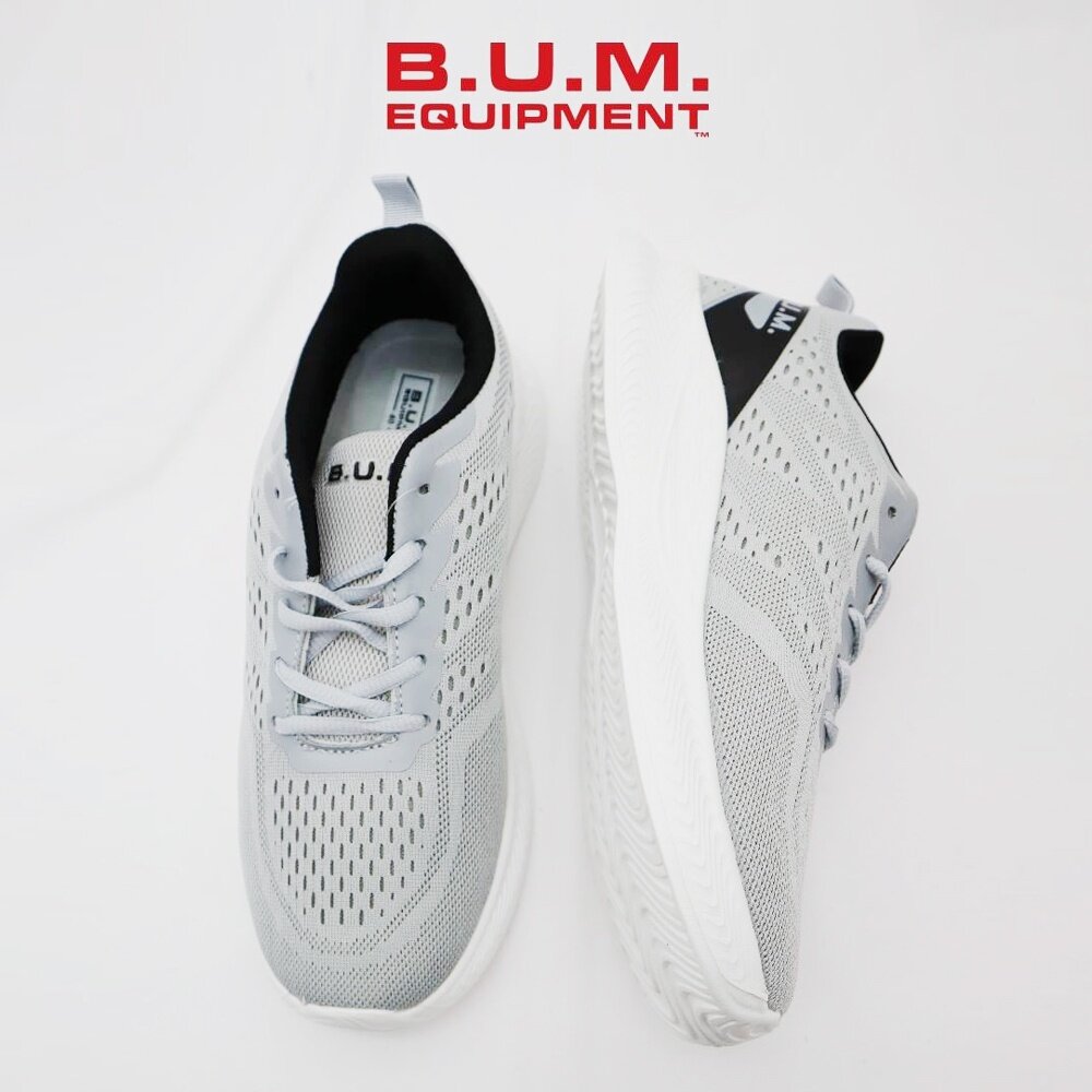 BUM Men Sneaker BM89140 Light Grey x Black