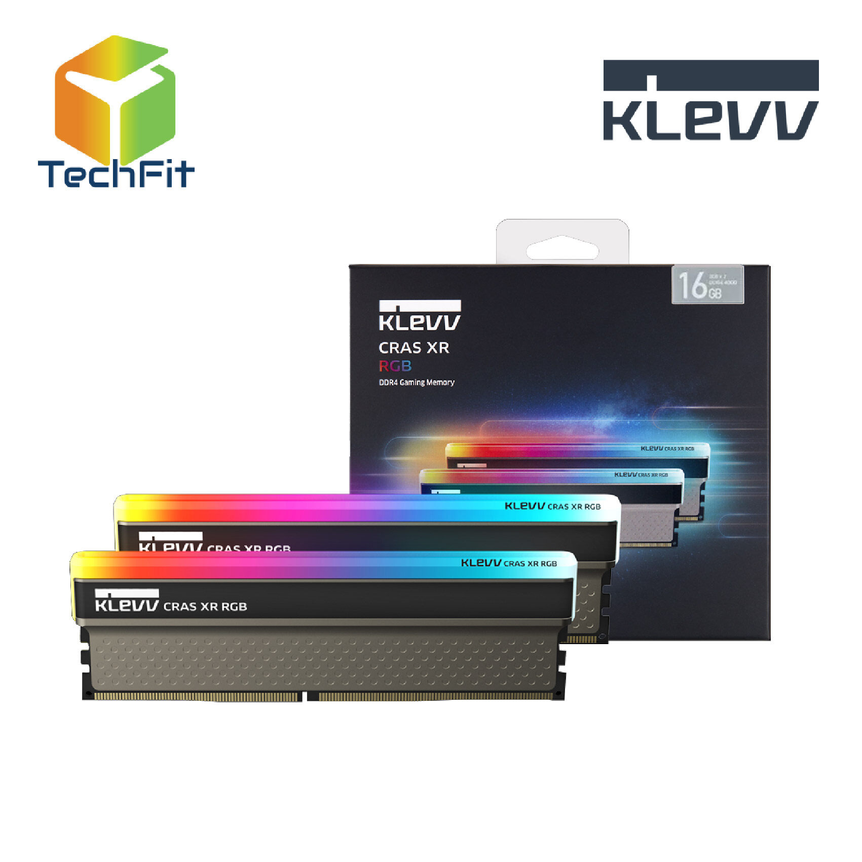 Klevv CRAS XR RGB DDR4 3600 8GBx2 - KD48GU880-36A180Z