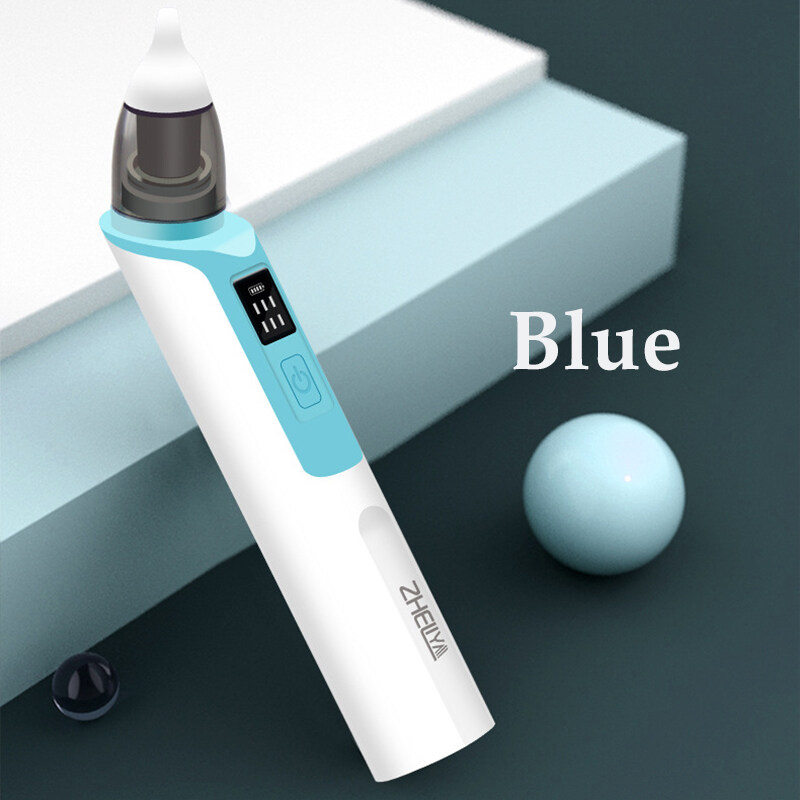 Electric Baby Nasal Aspirator USB Rechargeable Nose Cleaner Safe Hygienic Newborn Infant Toddler Children Oral Snot Sucker 500mAh Mucus Silicone Suction Cleaner Tools Safe Hygienic Newborn Infant Toddler Kid Care Nasal Aspirator
