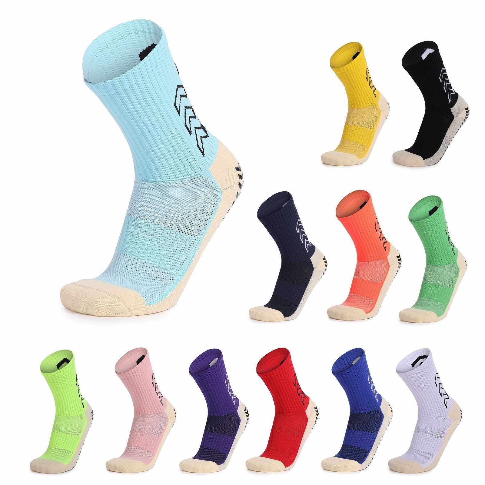 BEST SELLER Sport Cushioned Socks Non Slip Grip for Basketball Soccer Ski Cycling Athletic Socks (White)
