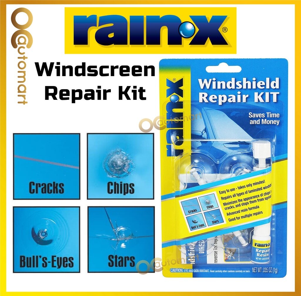 Rain x deals windshield repair