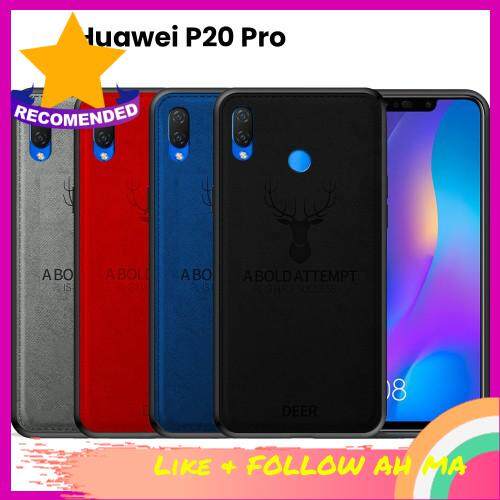 Best Selling [ Local Ready Stock ] Deer Fashion Design Cloth Case Texture Back Cover for Huawei P20 Pro