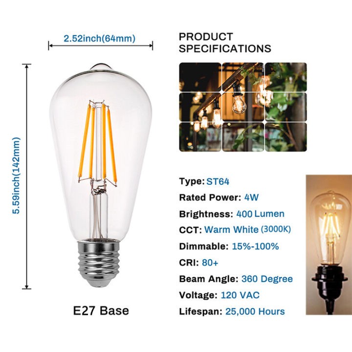 🍃Ready Stock🍃 Retro Industrial Loft Style Hanging Pendant Light E27 Metal Ceiling Light Chandelier Lampu Gantung Siling Meja Ruang