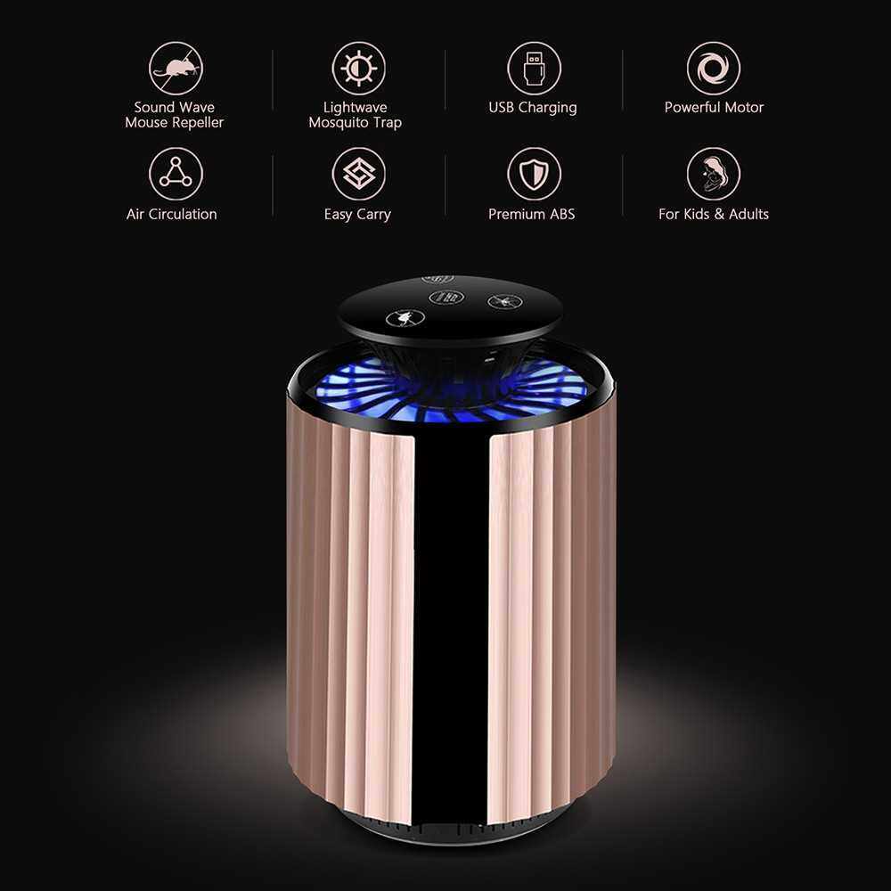 Baby Nail Trimmer YOUHA Electric Baby Bug Zapper 3 in 1 Mosquito Lamp & Mouse Repeller & Air Purifier Mosquito Killer Lamp Portable Insect Trap Low Noise for Home Office Bedroom (Rose Gold)
