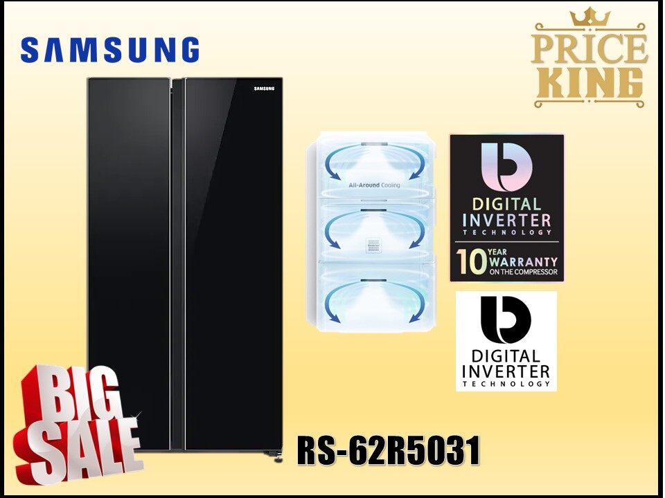 Price List Peti Sejuk SAMSUNG FRIDGE SIDE BY SIDE 680L RS-62R5031SL PETI SEJUK RS62R5031 DIGITAL INVERTER 2020 Price List Peti Sejuk SAMSUNG FRIDGE SIDE BY SIDE 680L RS-62R5031SL PETI SEJUK RS62R5031 DIGITAL INVERTER 2020