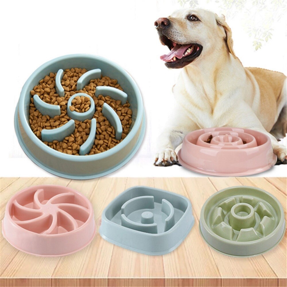 「JCHEN pet supplies」 Eat Slow Dog Bowl Slow FeederPet Supplies Pet Accessories Dog Slow Feeder Bowl For Cat Pets Slow Feeder Dog Bowls