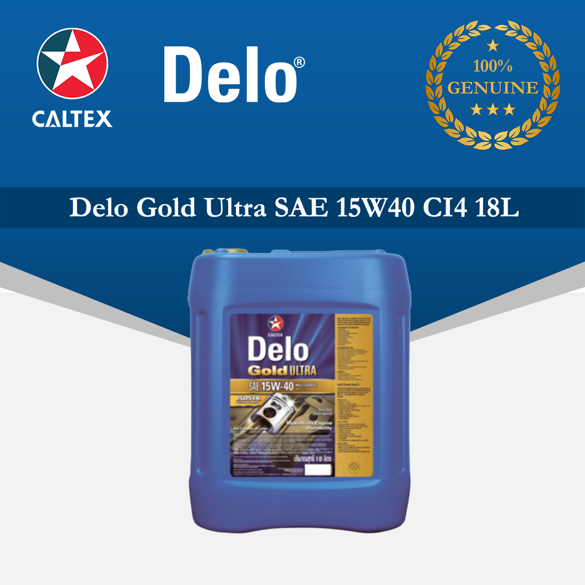 Diesel Engine Oil Caltex Delo Gold Ultra SAE 15W40 CI4 Diesel Engine Oil(18 Liter) Price