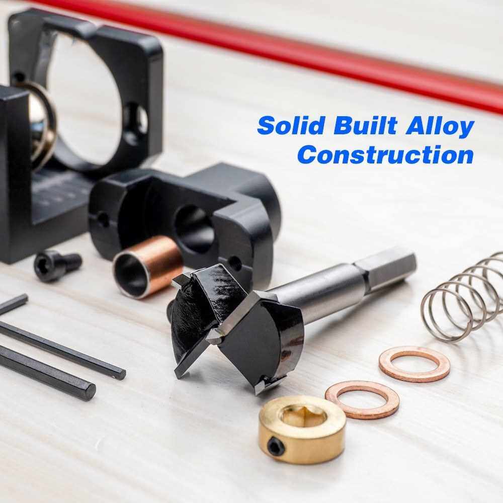 People's Choice 35mm Concealed Hinge Drilling Jig Hole Guide with Screw