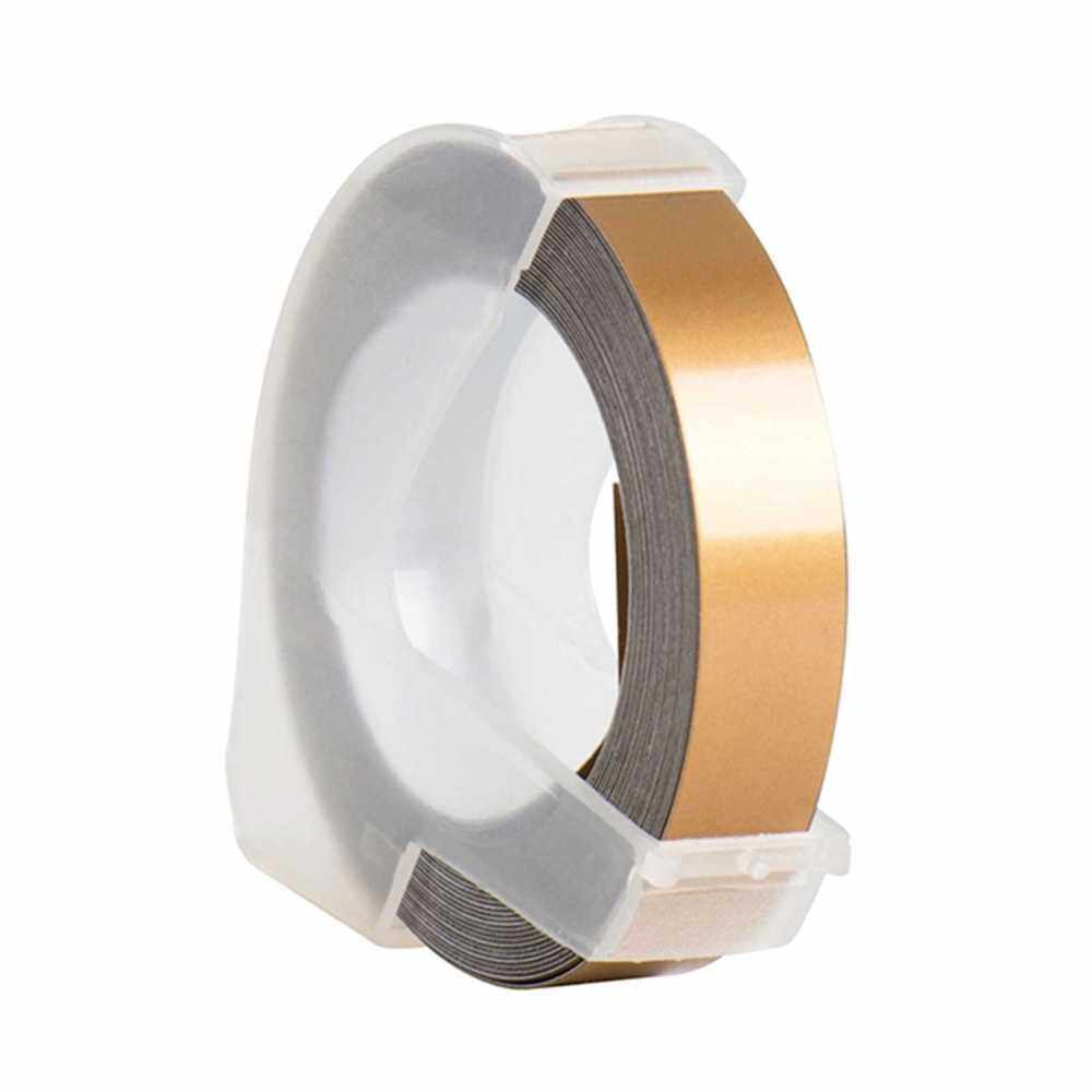 3D Plastic Embossing Label Tape Refill for DYMO 12965 1610 Label Maker with 3/8 Inch * 9.8 feet, 1 R