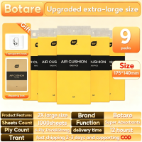 【9000 sheets】Botare tissue 140*175mm air-cushion cheerful tissue paper 4-Ply 1000sheets lampure tissue  wet-strength wrinkle-resistant kitchen hanging tissue