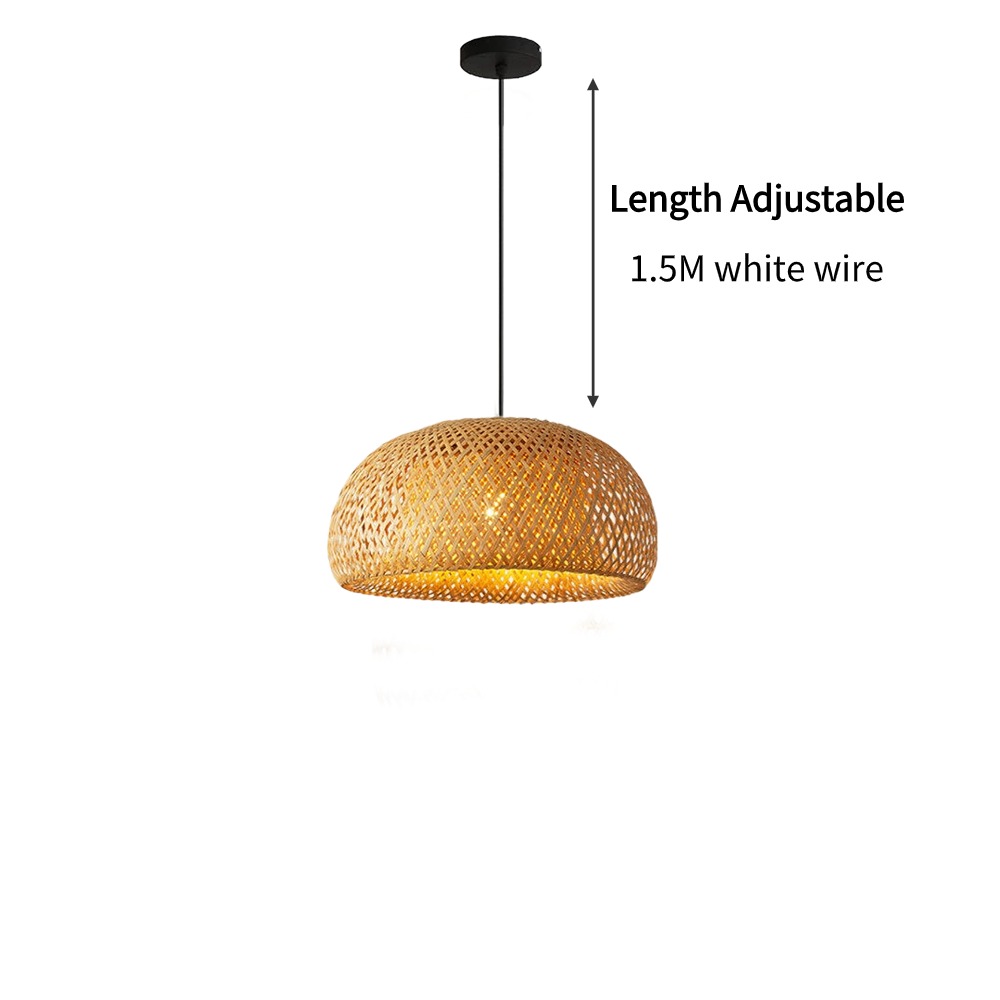 Bamboo Chandelier Rattan Lamp Shade Ceiling Lighting Living Room Bedroom Hanging Lighting Lamps Restaurant Cafe Tea House Bar Club Decorative Lighting
