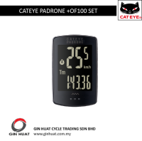 CATEYE PADRONE+OF100 SET CC-PA100W (Wireless/Speed)- STEALTH EDITION