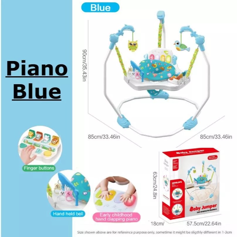 ~Dari KL~ Kerusi Lompat Bayi Mainan Senaman Bayi jumperoo Rainforest Jumperoo Baby Jumper Baby Swing Body-building Rocking Chair baby jumper