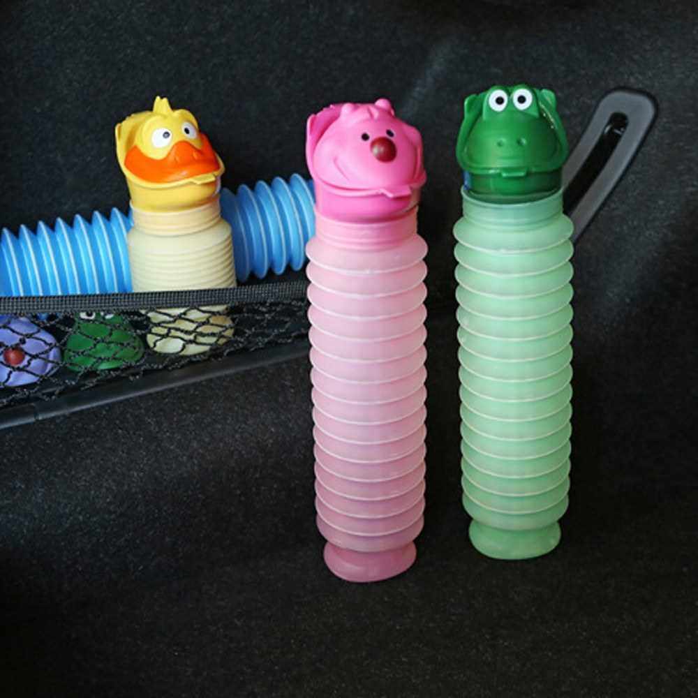 Best Selling Portable Kids Urinal Travel Outdoor Camping Use Car Potty Bottle Mini Size Compact Cute Toilet (Green)