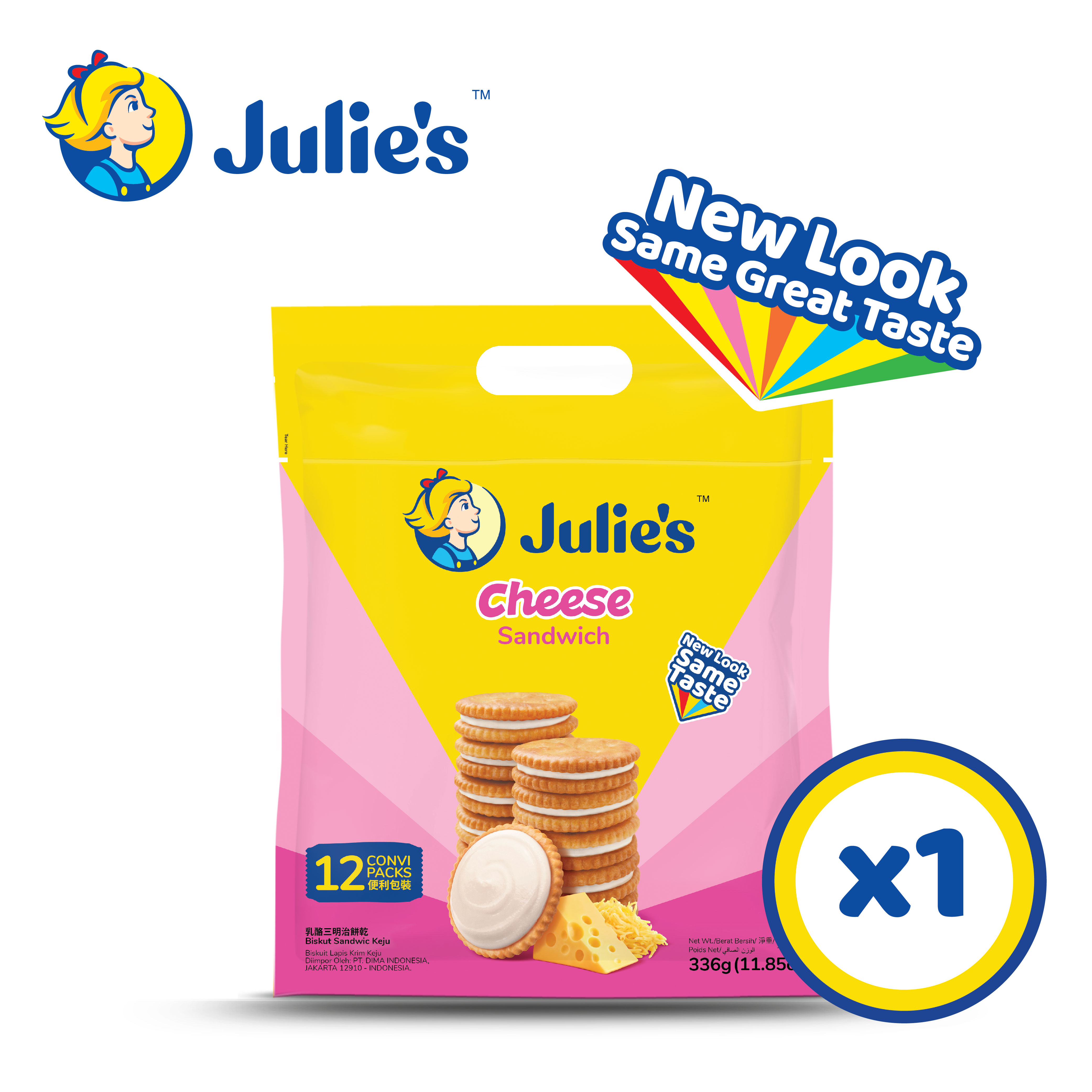 Julie’s Cheese Sandwich 336g x 1 pack