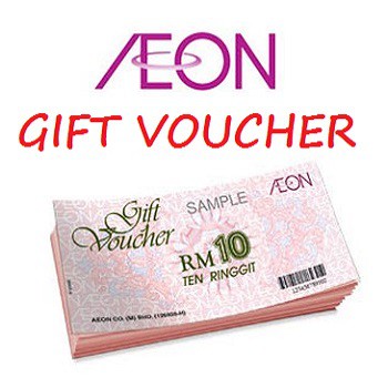 可在全马Aeon使用的AEON VOUCHER 代金券 5pcs*RM10 (RM50) 2028exp