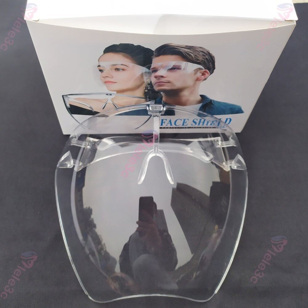 [ Local Ready Stock ] Anti-Fog Lightweight Transparent Acrylic Round Face Shield for adults and kids
