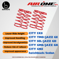 Honda City SX8 TMO SEL GM6 GN / Jazz GD GE GK5 Lowered Sport Spring Front (Depan) & Rear (Belakang) 1SET
