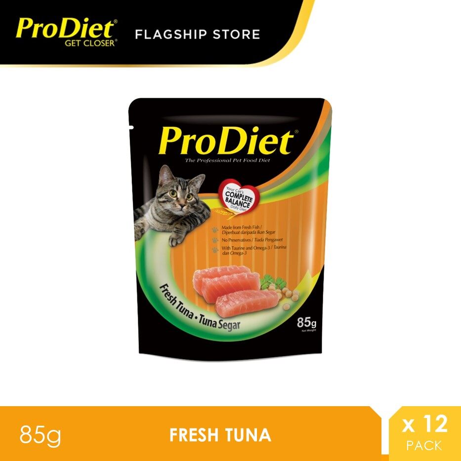 ProDiet 85G Fresh Tuna Wet Cat Food X 12 Packs