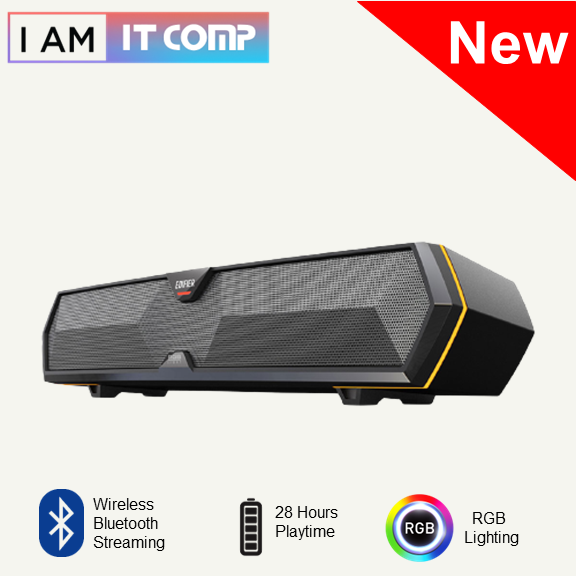 Edifier MG300 - Computer Desktop Bluetooth Speaker Soundbar | Bluetooth 5.3 | RGB lighting | USB