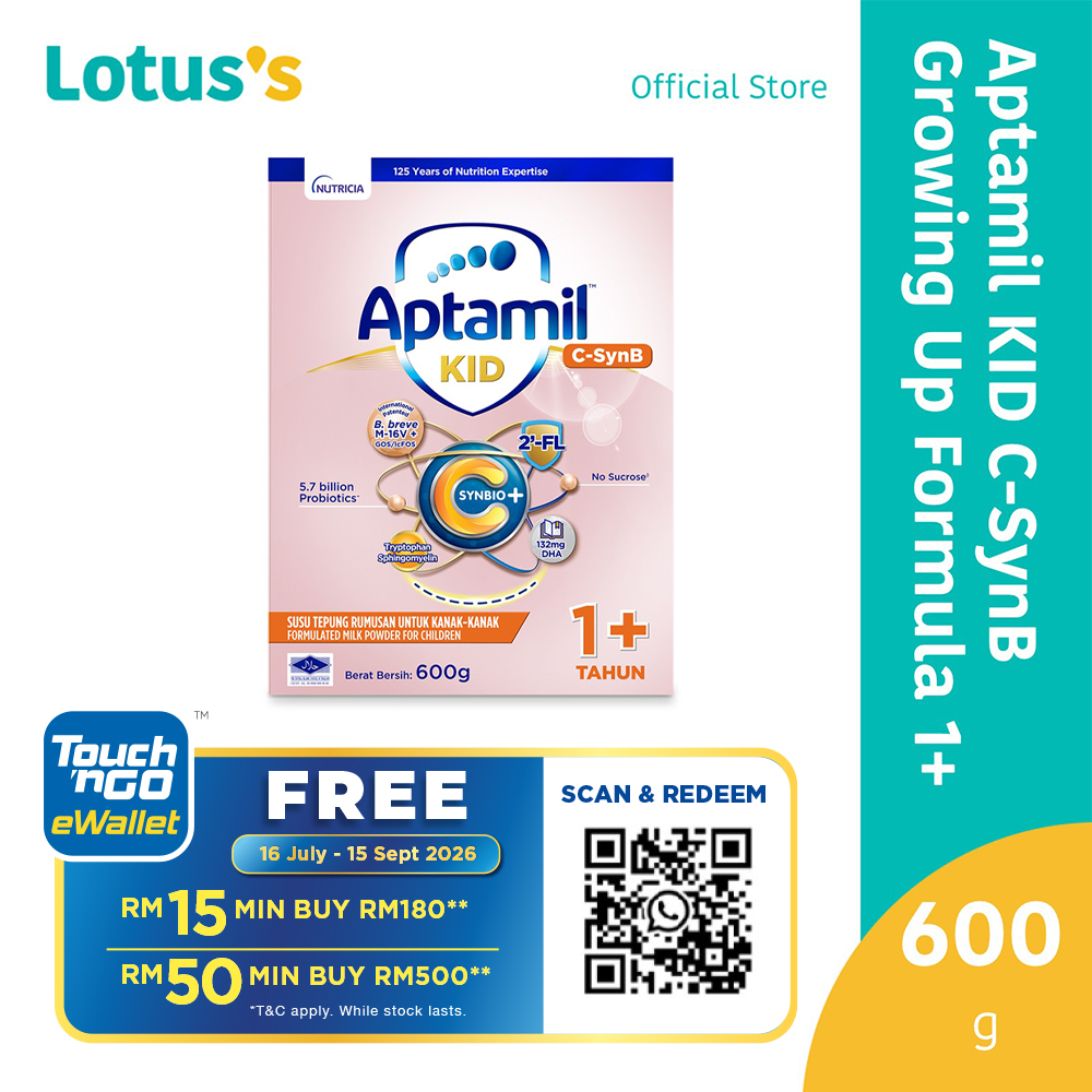 Aptamil KID C-SynB Growing Up Formula 1+ Years 600g