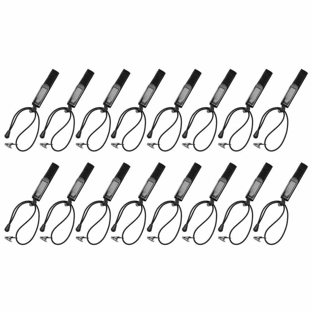 Andoer 16 Packs Background Muslin Clamps Backdrop String Clips Holders for Photo Studio Photography Studio Shooting Black (Black)