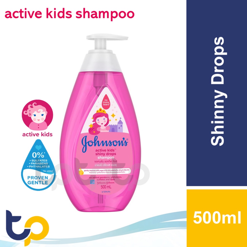 Johnsons Active Kids Shiny Drops/ Soft & Smooth/ Strong & Healthy/ Clean & Fresh Shampoo 500ml