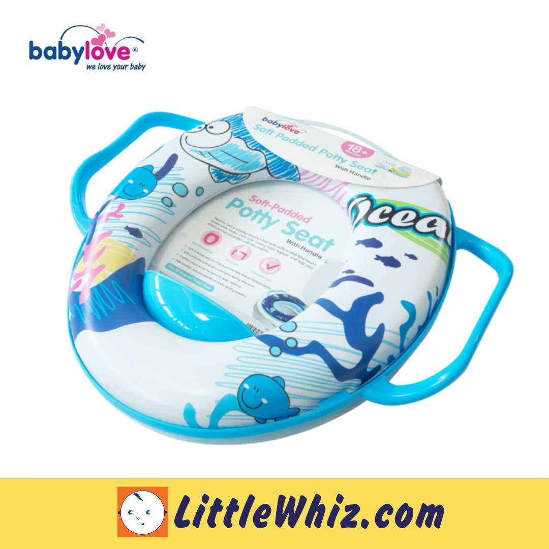 Babylove Soft Padded Potty Seat With Handle