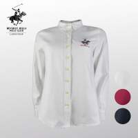 BHPC Women Polo Long Sleeve Woven Shirt