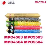 Original Quality Japan Ricoh MPC4503 MPC5503 MPC6003 MPC4504 MPC5504 MPC6004 MPC 4503 5503 6003 5504 6004 MP C4503 C5503 C6003 C4504 C5504 C6004 Color Toner Catridge Bottle
