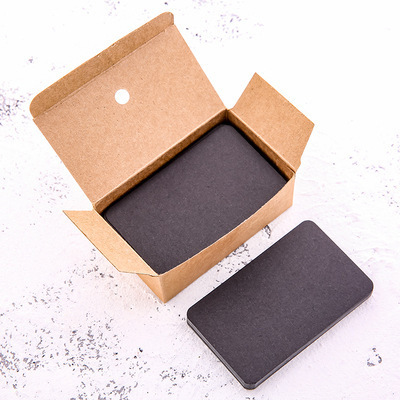 🎁🇲🇾 100pcs 250gsm Blank Plain Brown White Colorful Business Card Thick Tag Card | Thank you Card | Kad Kosong | Greeting Card | Flash Card DIY Card | Portable Message Note Memory Card