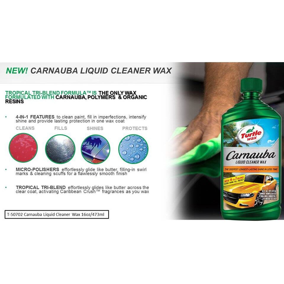 Turtle Wax Carnauba Cleaner Wax T 50702 8869